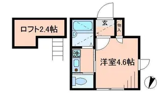 ベルエステート東十条【2階】の間取り