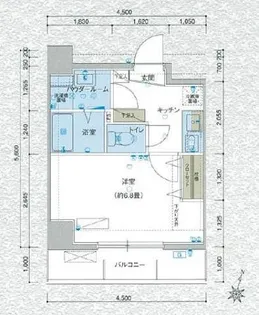 バージュアル浦和ウエスト【1階】の間取り