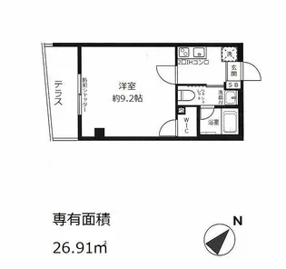 アセット瑞江【1階】の間取り