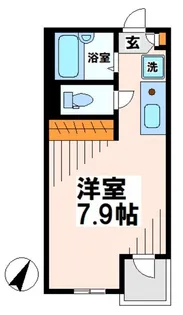 サクラノテラス北千住Ⅰ【1階】の間取り