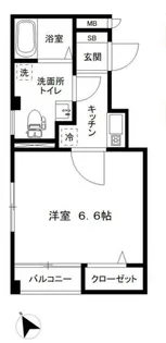 サンフラワーⅢ【4階】の間取り