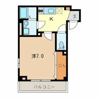 アムールⅢ【3階】の間取り
