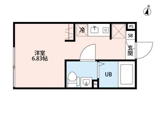 赤羽terrace(アカバネテラス)【1階】の間取り