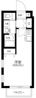 プレジール南与野【1階】の間取り