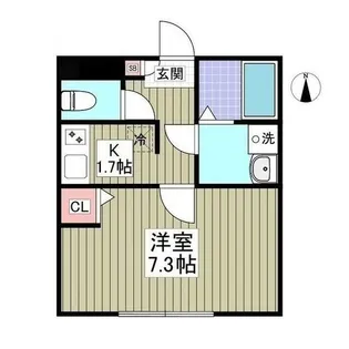 NSハイム越谷【1階】の間取り