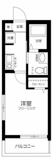 MELDIA五反野【3階】の間取り