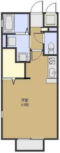 エーデルハイム C【1階】の間取り