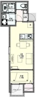 KLEIS四ツ木【2階】の間取り