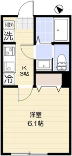 エクセラン北浦和【4階】の間取り