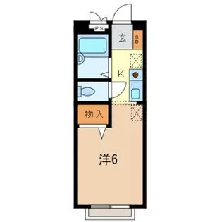 プレジールパルコ【2階】の間取り