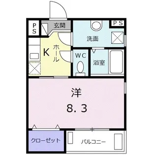 Cloud Y・S【2階】の間取り