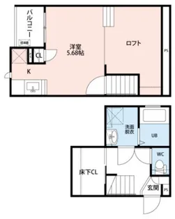CB原市セレーナ【1階】の間取り