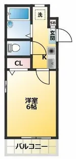 アイリス神谷【2階】の間取り