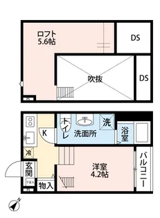 El Viento(エル ヴィエント)【2階】の間取り