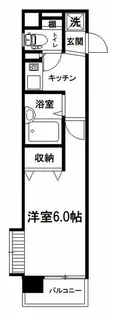 コンフォートマンション大門町【6階】の間取り