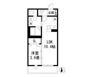 フェニックス浦和北【3階】の間取り