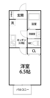 キャメル西大宮【2階】の間取り