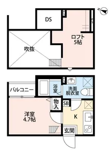 パークハウス東宮原【2階】の間取り