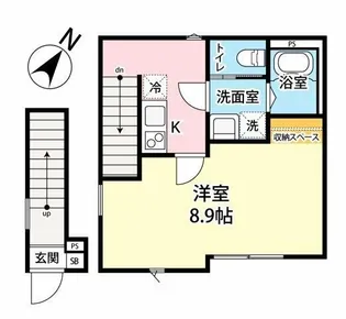 Cassolo宮原町【2階】の間取り
