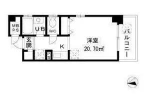 Y.S.T東大宮【2階】の間取り