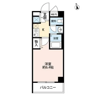アンプルール ベトン 川口【2階】の間取り