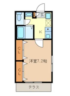 ボナールAMANUMA【1階】の間取り