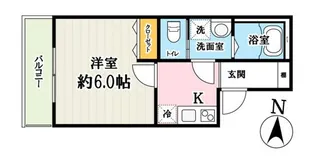 ベルデタンテ大宮公園【2階】の間取り