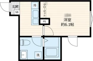 リオグレイス鴻巣【1階】の間取り