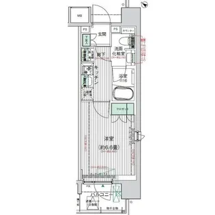 BPRレジデンス武蔵浦和【4階】の間取り