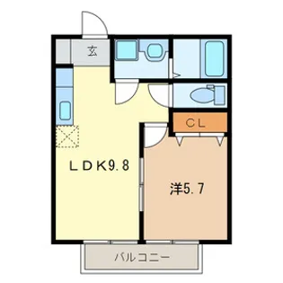 ビュー アイルC棟【1階】の間取り