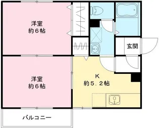 コンフォート宮原【2階】の間取り