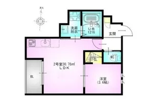 REGALEST Nisshin【1階】の間取り