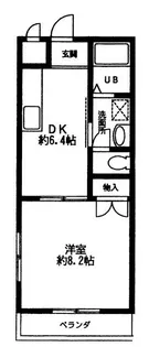 エコモ南浦和【1階】の間取り
