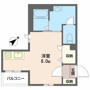ハーランド【2階】の間取り