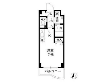 エステートVILLA【2階】の間取り