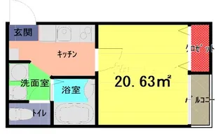 ASTRA大和田【1階】の間取り