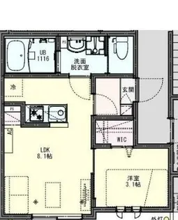 KLEIS西大宮Ⅱ【1階】の間取り