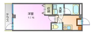 レフージェ【1階】の間取り