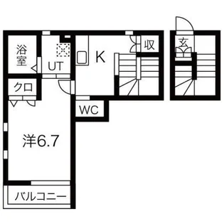 Bonheur中浦和A棟【1階】の間取り
