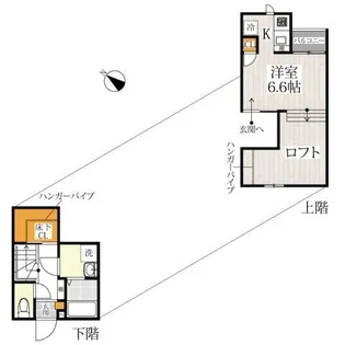 CB八潮ノーチェ【1階】の間取り