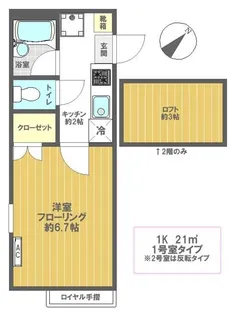 南浦和ヒルズⅡ【1階】の間取り