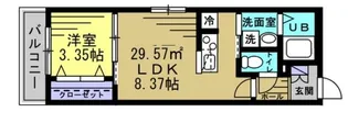 グランフィールド八潮【2階】の間取り