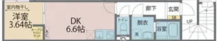 カインドネス南浦和【2階】の間取り
