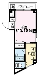 南町共栄ビル【2階】の間取り