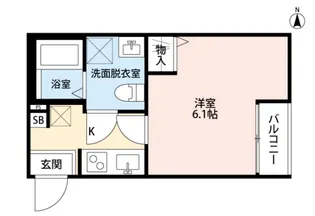 Infinity大宮北(インフィニティオオミヤキタ)【1階】の間取り