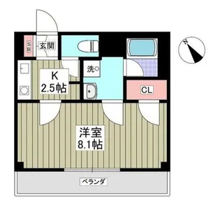 アーバンコート浦和【2階】の間取り