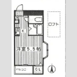 アドミラブールF【2階】の間取り