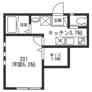 プティットフォレ【2階】の間取り