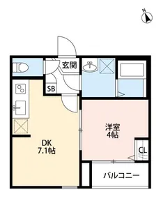 オリエンタルコート東大宮【3階】の間取り