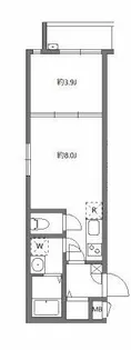 エムシティ戸田【1階】の間取り